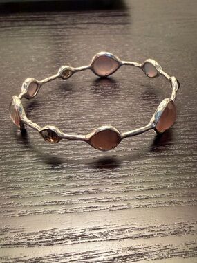 Ippolita 9 stone sterling silver bangle